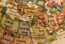 Країни Близького Сходу та їх особливості Американська карта Близького та Середнього Сходу