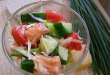 Рецепти приготування салатів із червоною рибою