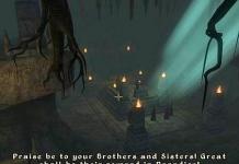 Căutați daedra și altarele daedrice în Sanctuarul Skyrim din Dagon Oblivion