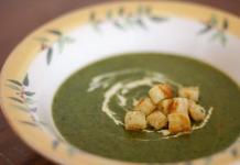 Зелена казка: рецепт приготування суп-пюре зі шпинату